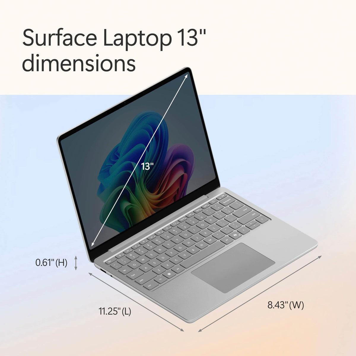 Microsoft - Refurbished Surface Laptop - Copilot+ PC - 13" Touch-Screen - Snapdragon X Plus - 16GB - 512GB UFS (Latest Model) - Platinum