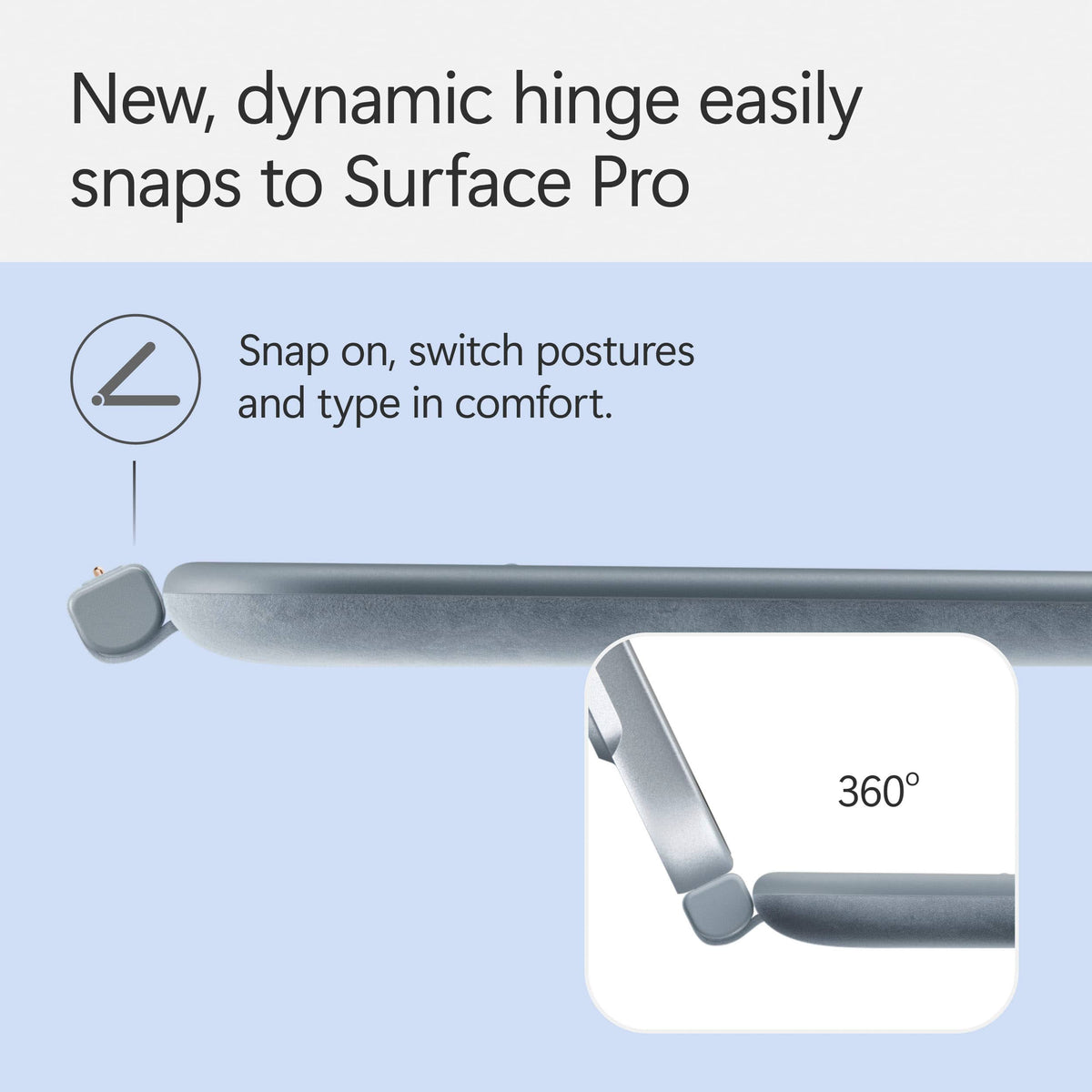Microsoft - Surface Pro 12" Keyboard for Pro 12" - Ocean