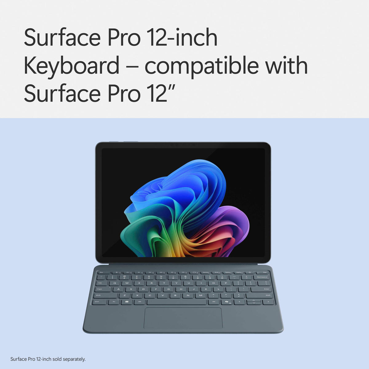 Microsoft - Surface Pro 12" Keyboard for Pro 12" with Slim Pen - Ocean