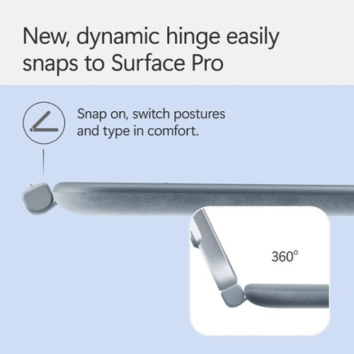 Microsoft - Surface Pro 12" Keyboard for Pro 12" with Slim Pen - Ocean