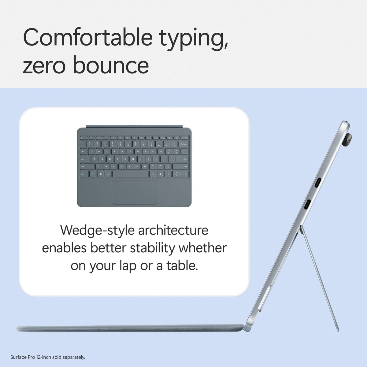 Microsoft - Surface Pro 12" Keyboard for Pro 12" with Slim Pen - Ocean
