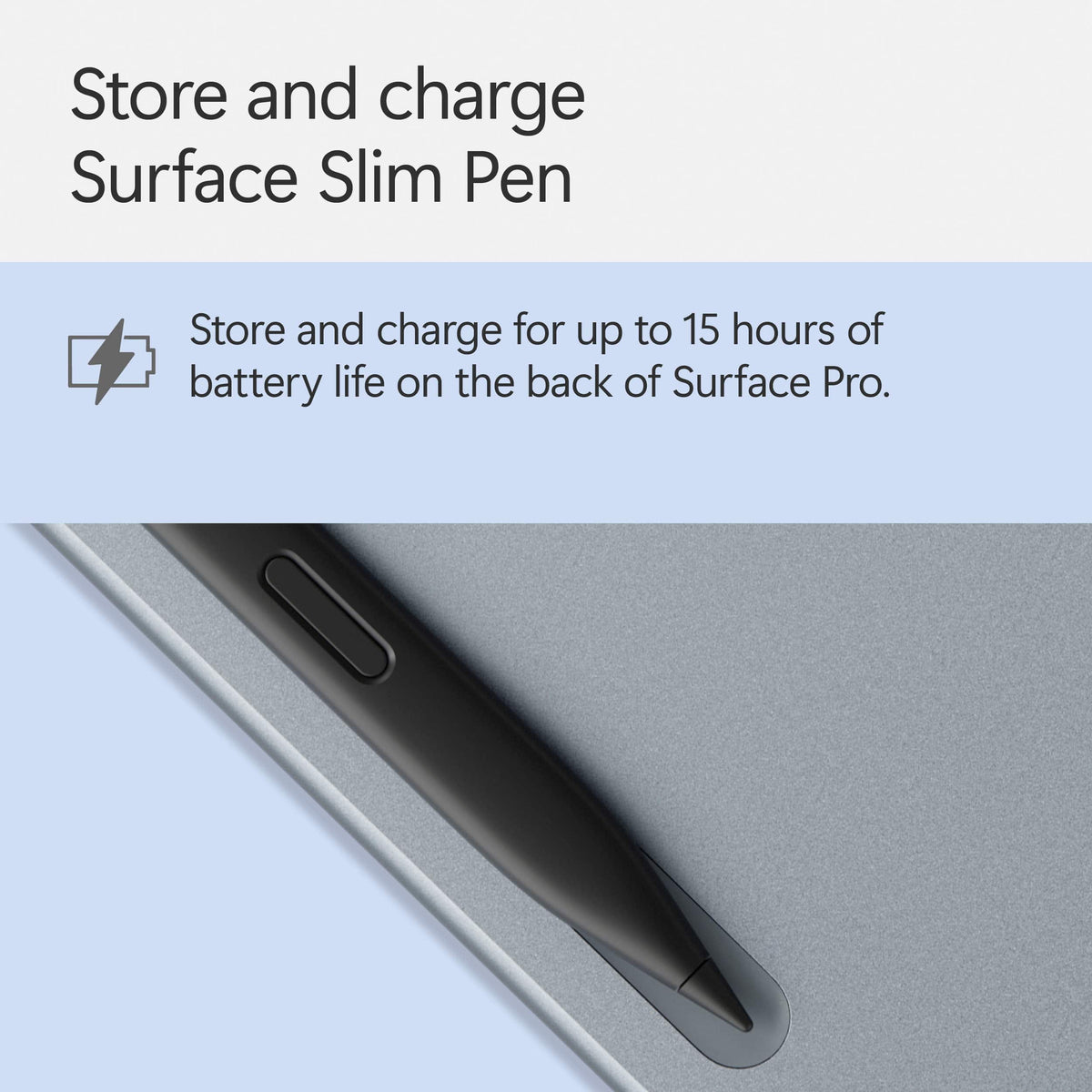 Microsoft - Surface Pro 12" Keyboard for Pro 12" with Slim Pen - Ocean