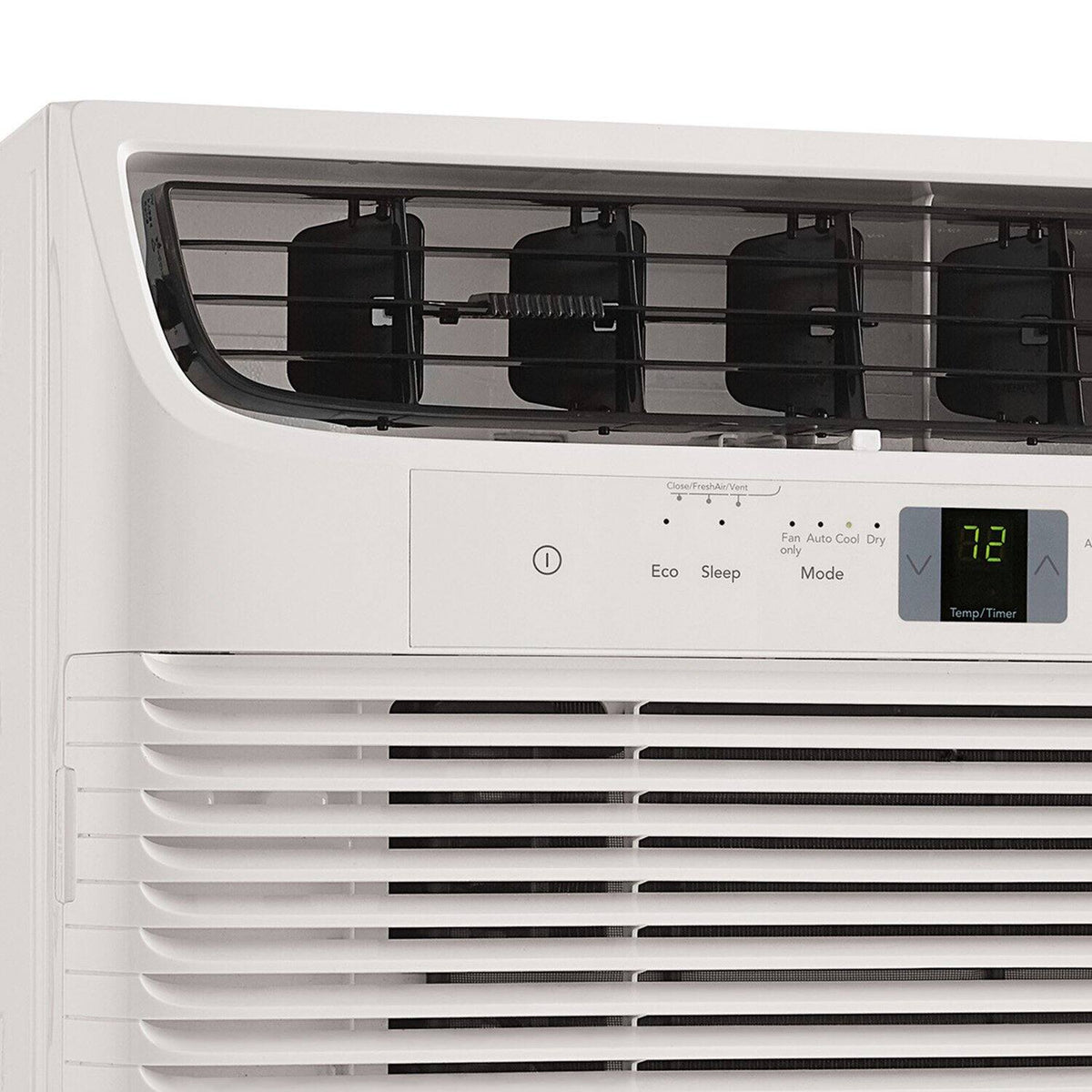 Frigidaire - 115V 12,000 BTU 550 Sq. Ft. Smart Window Air Conditioner with Remote - White
