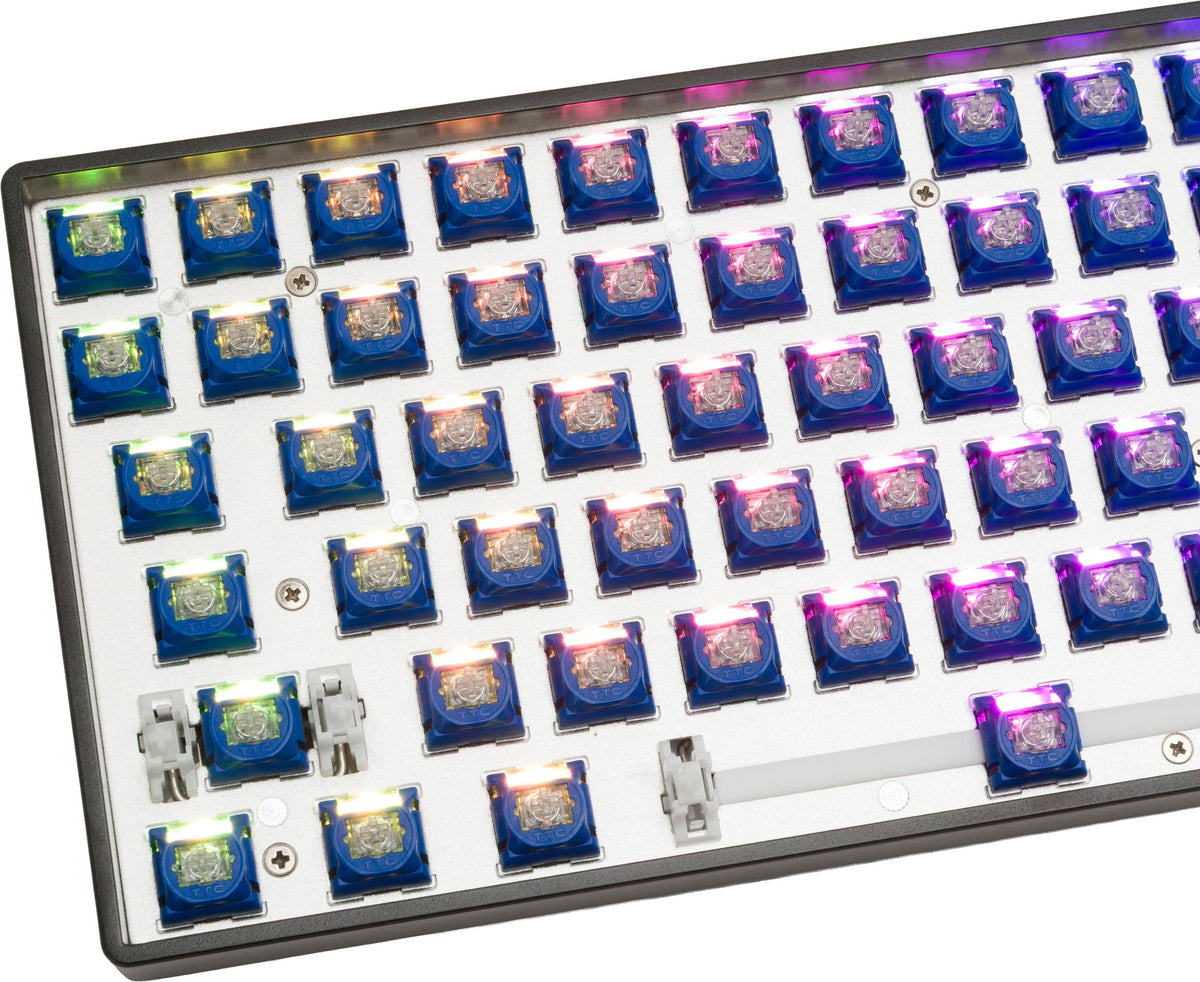 Higround - Basecamp 96+ 96% Wired Mechanical Lubed TTC Neptune Switch Gaming Keyboard with RGB Backlighting - Halo - Sniper Evolved