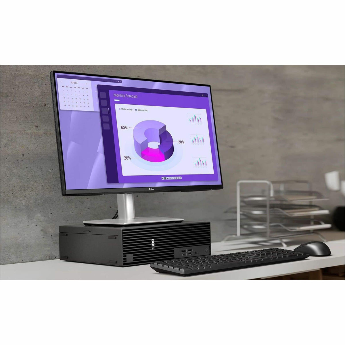 Dell - Pro Slim Plus Desktop - Intel Core Ultra 7 - 32GB Memory - 512GB SSD - Standard Black