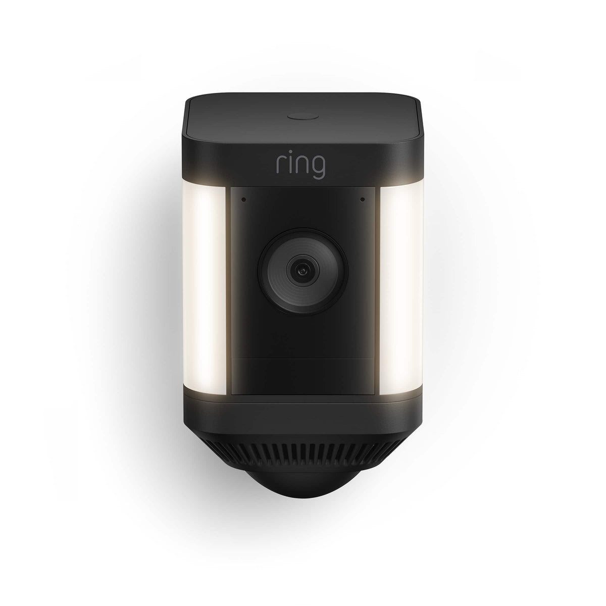 Ring - Spotlight Cam Plus Outdoor/Indoor Wireless 1080p Battery Surveillance Security Camera (2pk) - Black