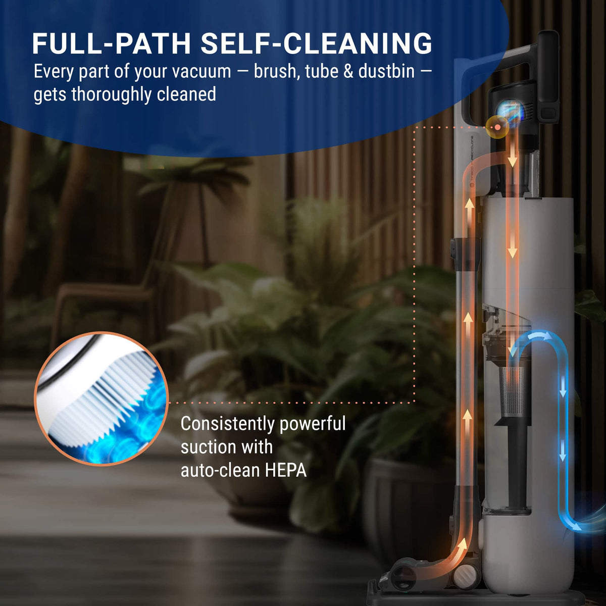 Tineco - GO Station Cordless Stick Vac AutoEmpty - Gray
