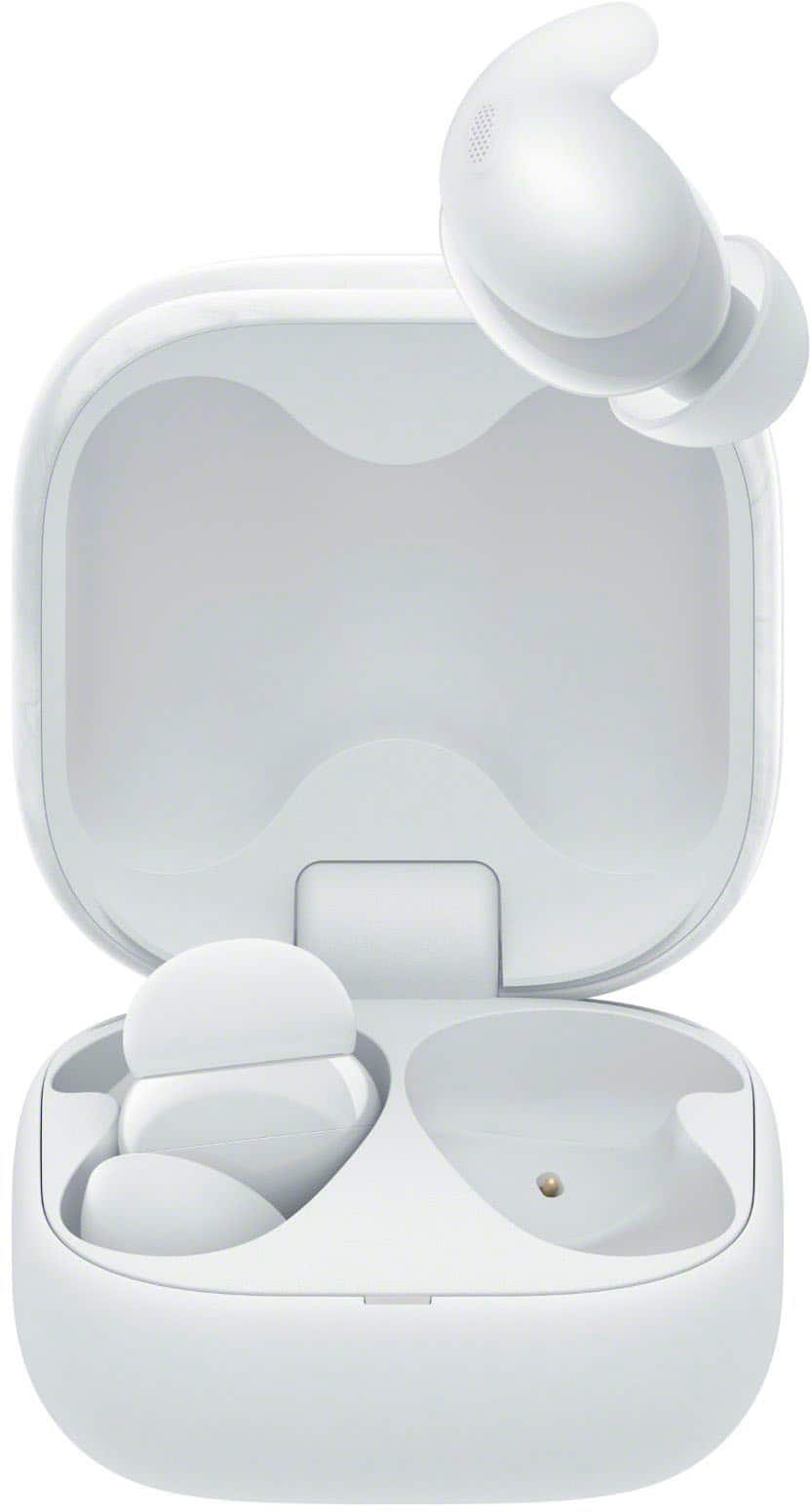 Sony - LinkBuds Fit True Wireless Noise Cancelling Earbuds - White