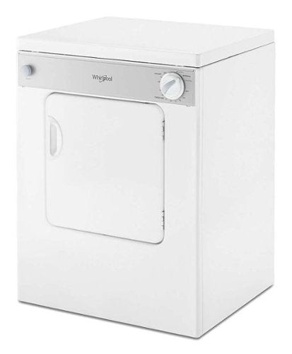 Whirlpool - 3.4 Cu. Ft. Stackable Electric Dryer with Flexible Installation - White