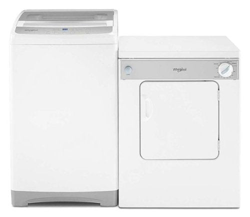 Whirlpool - 3.4 Cu. Ft. Stackable Electric Dryer with Flexible Installation - White