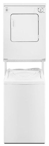 Whirlpool - 3.4 Cu. Ft. Stackable Electric Dryer with Flexible Installation - White