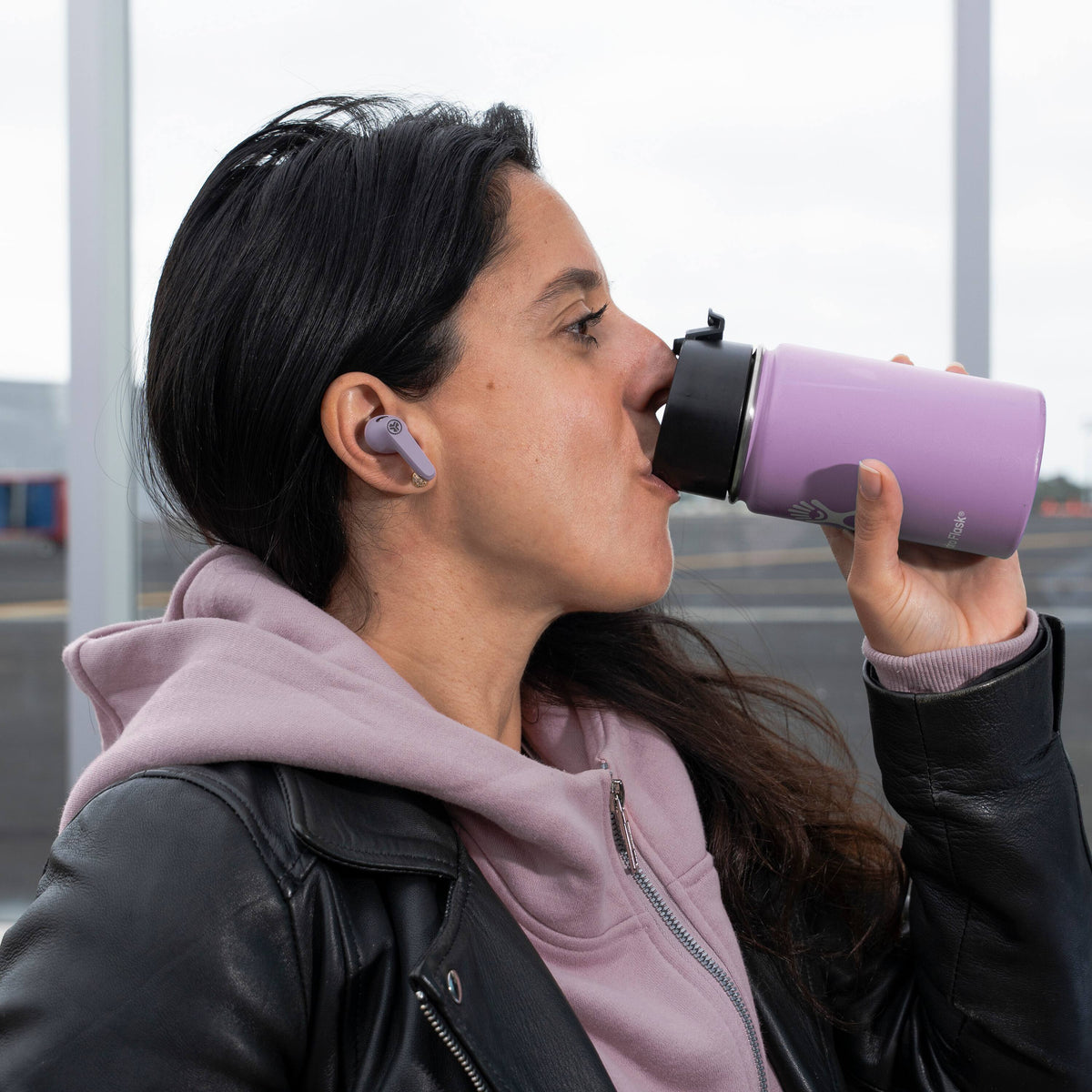 JLab - Jbuds Pods ANC True Wireless Earbuds - Mauve