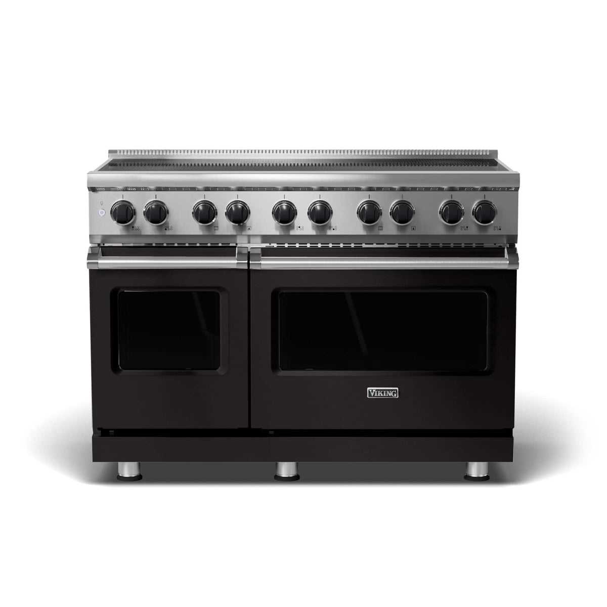 Viking - 48 in. Wide 6 Elements 5 Series Freestanding Electric Induction Range - Onyx