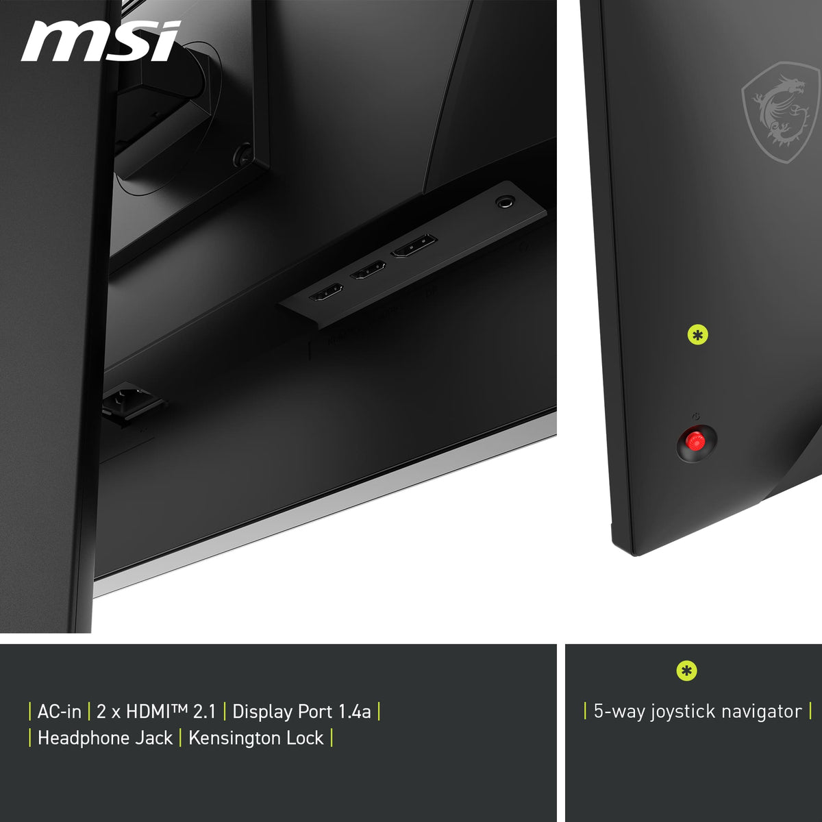 MSI - MAG 275UPD E14 27" LCD Dualmode(UHD 144Hz or FHD 288Hz)0.5ms Gaming Monitor with HDR Ready (DisplayPort, HDMI) - Metallic Black