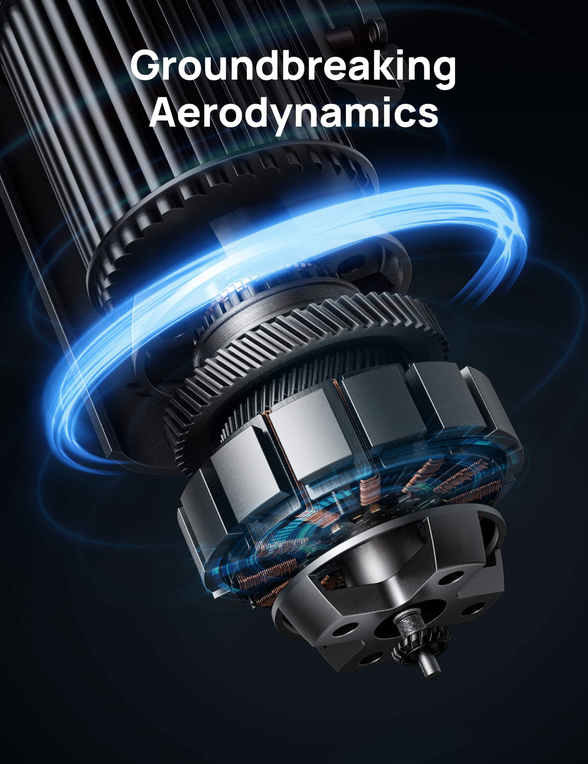 DREO - 27ft/s Velocity Quiet Floor Fan, 90° Oscillation, 8 Speeds, Remote Control, 4 Modes,DC Motor, Nomad - Black