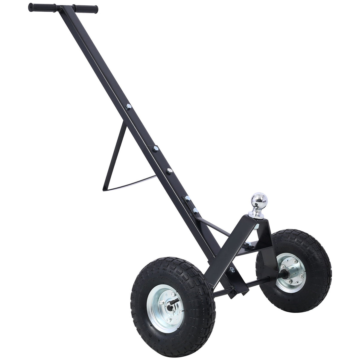 Heavy Duty Trailer Dolly With Pneumatic Tires, 600 Lb. Capacity Steel