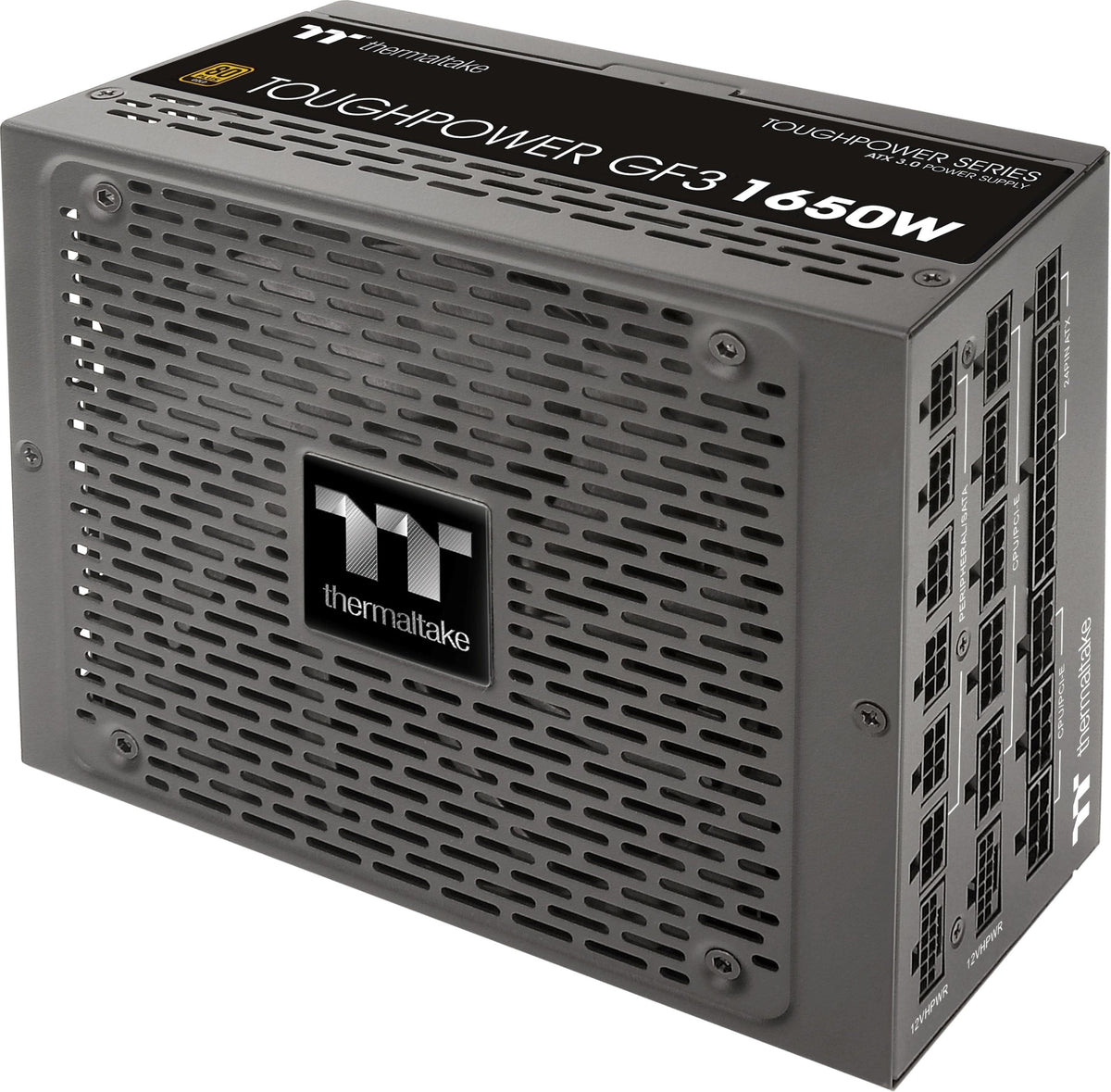 Thermaltake - Toughpower GF3 1650W 80 PLUS Gold PCIe Gen 5 ATX 3.0 Ready Fully Modular Power Supply - Black