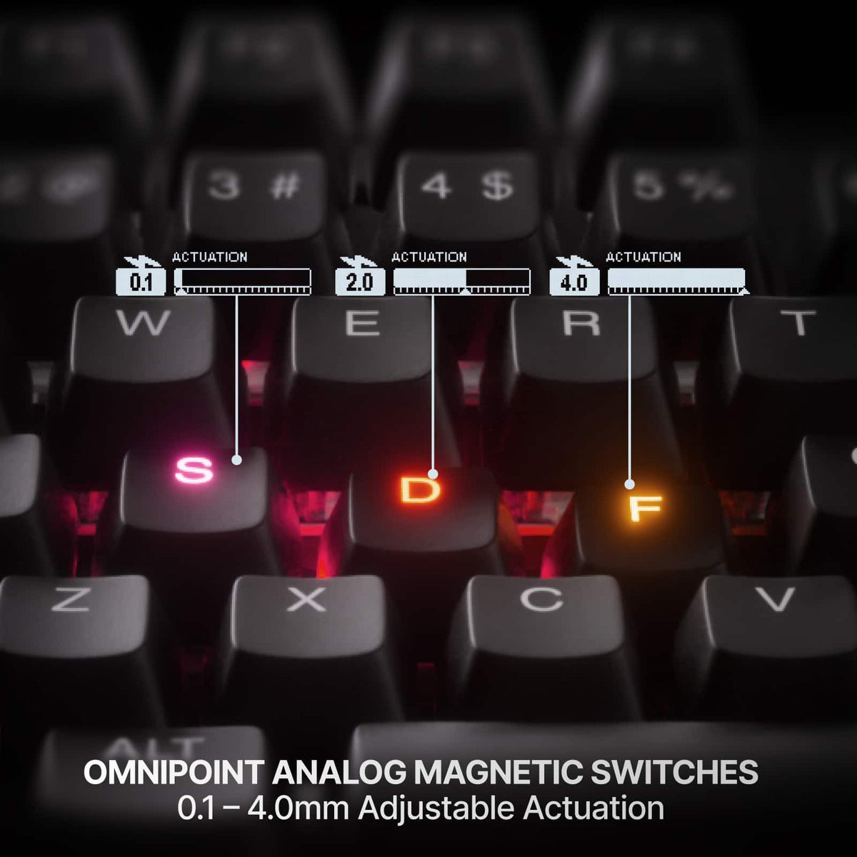 SteelSeries - Apex Pro TKL Gen 3 Wired Magnetic Hall-Effect OmniPoint Adjustable Gaming Keyboard with Rapid Tap - Black