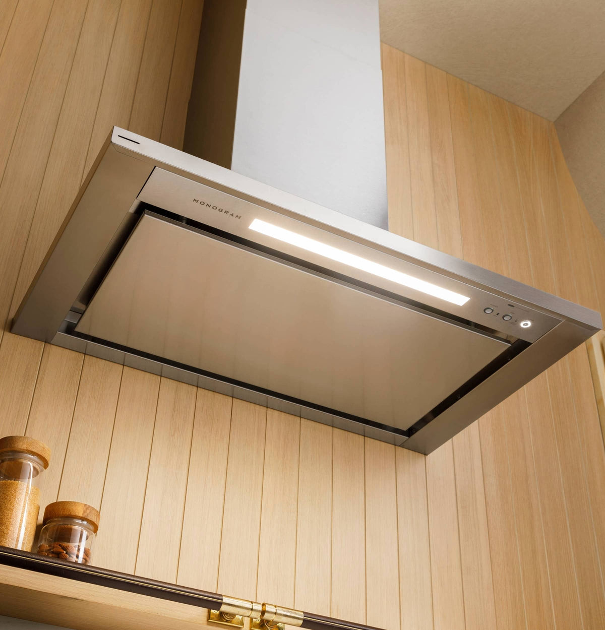 Monogram - 48 inches - Convertible - Island Range Hood - Stainless Steel