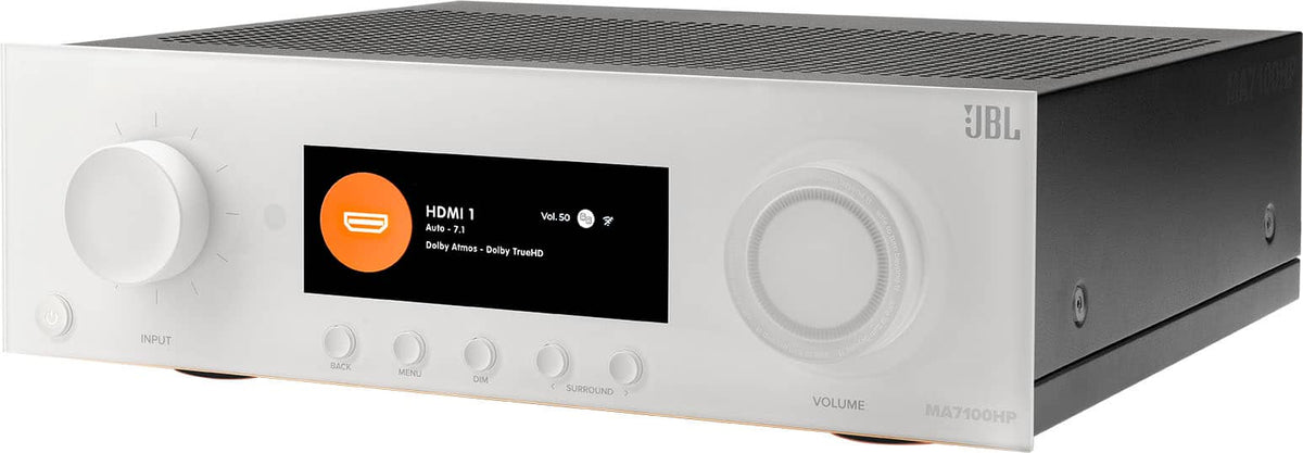 JBL - MA7100HP 7.2ch. 8K High Performance AV Home Theater Receiver - White