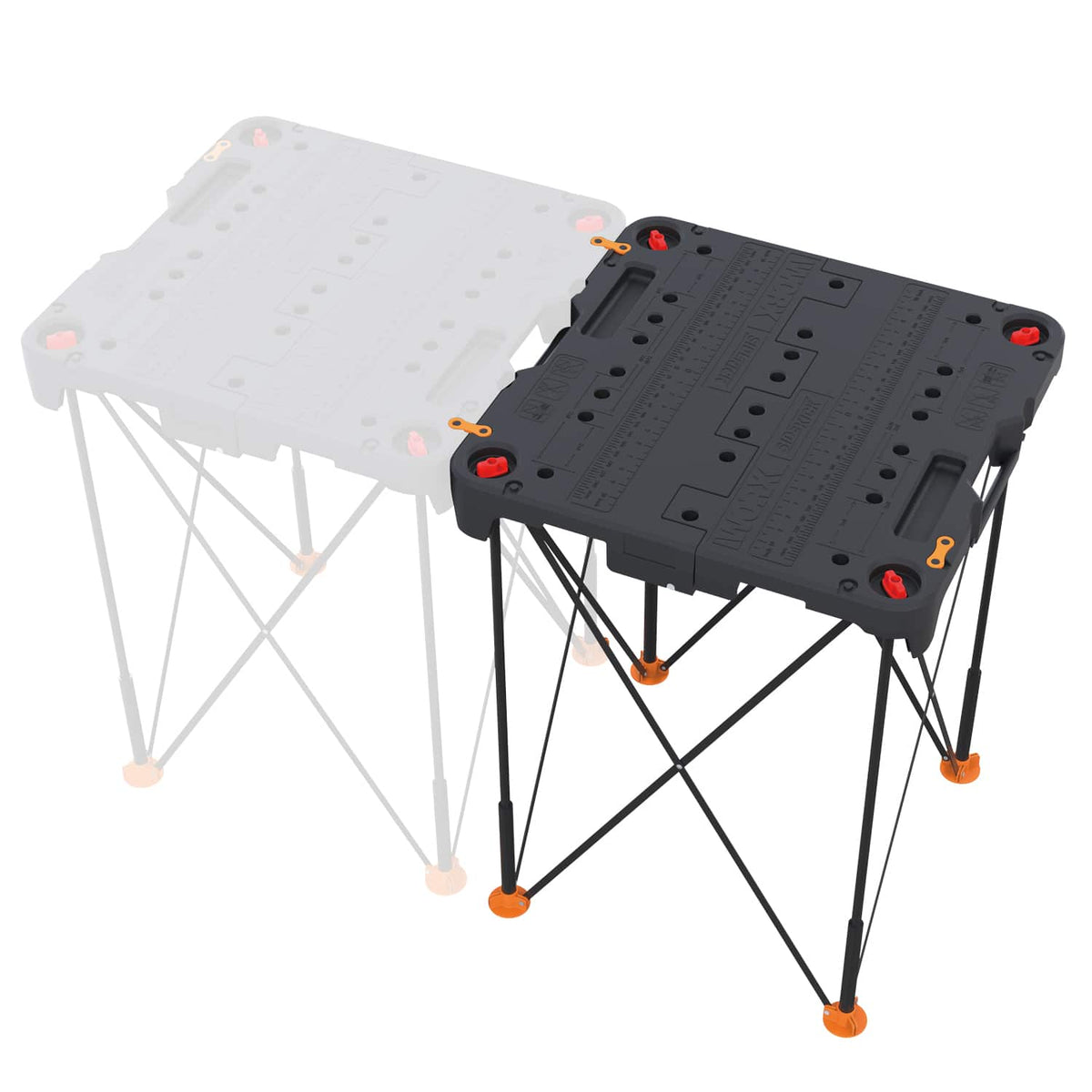 WORX - Sidekick Portable Work Table - Black