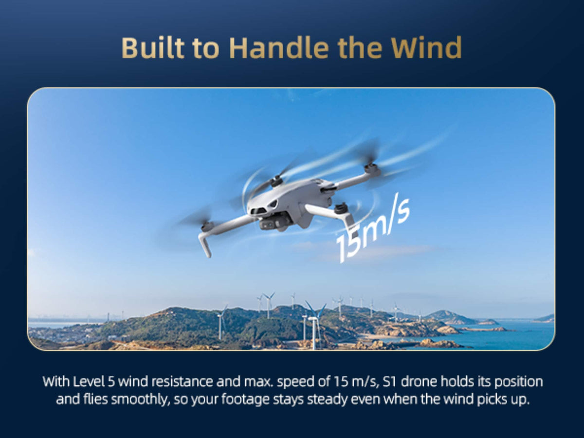 SKYROVER - S1 Fly More Combo 8K Drone with Remote Controller - White