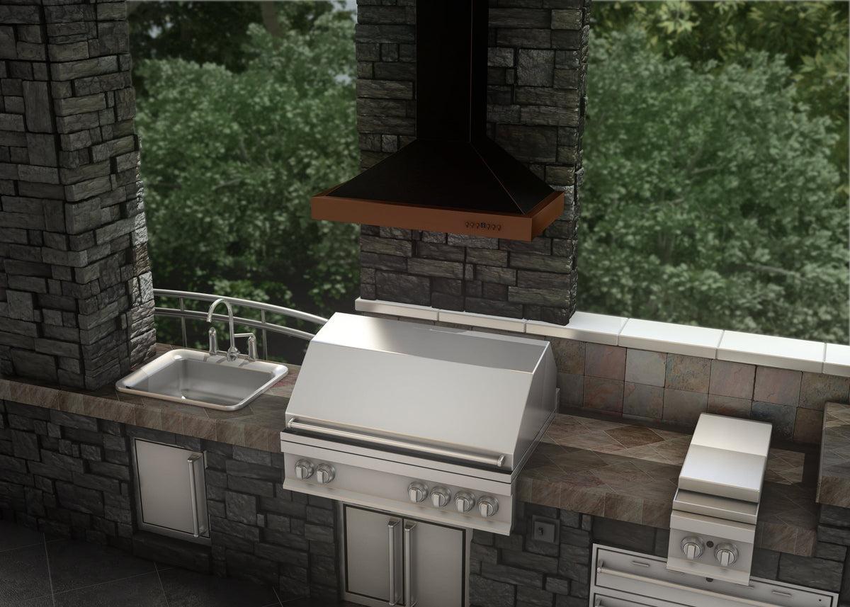 ZLINE - 30 inches - Externally Vented - Wall Range Hood - Oil-Rubbed Bronze