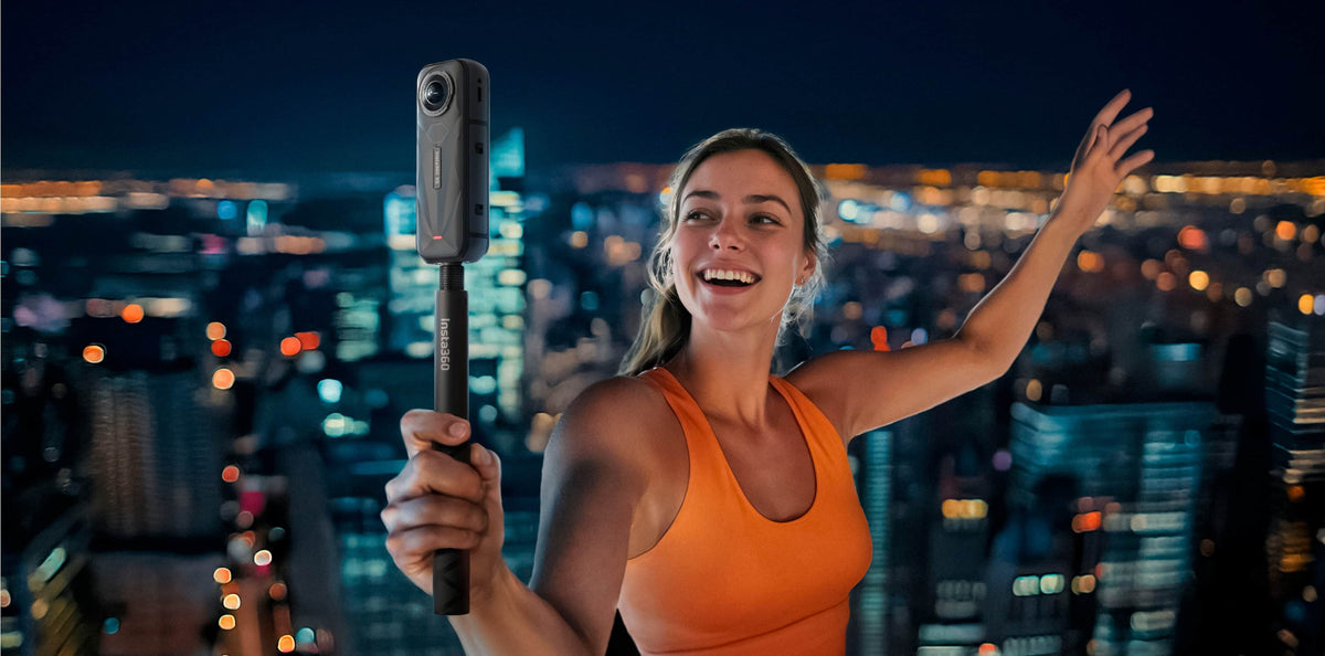 Insta360 - X5 8K 360 Action Camera - Black
