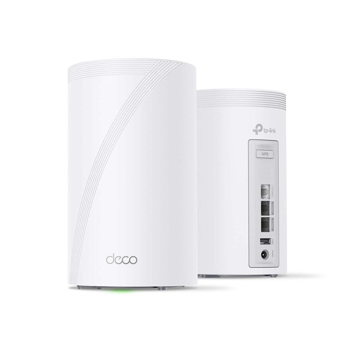 TP-Link - Deco 7 Pro BE11000 Tri-Band Wi-Fi 7 Whole Home Mesh Router System - Deco BE65 Pro (2-pack) - White