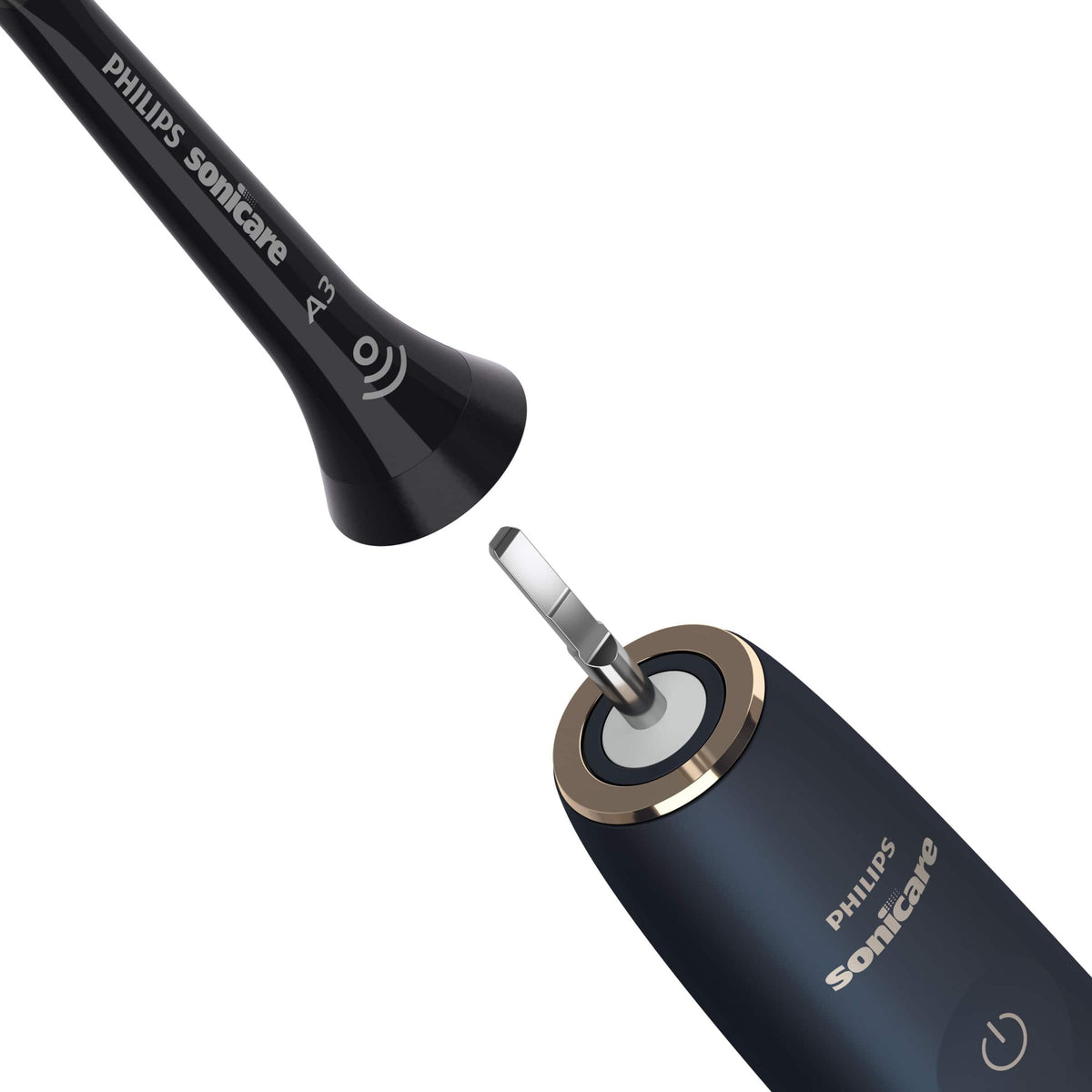 Philips Sonicare - A3 All-in-One - Replacement Brush Heads, 2 Pack - Black