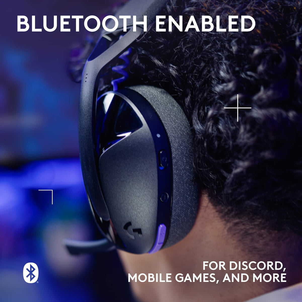 Logitech - G321 LIGHTSPEED Wireless Over-the-EarBluetooth Gaming Headset for Windows, PS4, PS5, Nintendo Switch, Mobile - Black