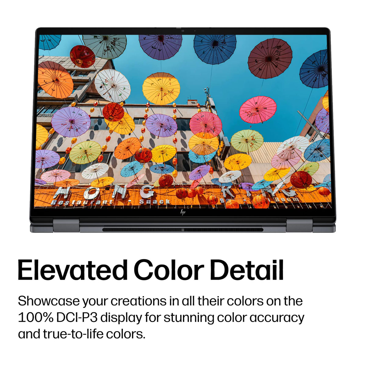 HP - OmniBook X Flip 2-in-1 - 16" 2K OLED Touchscreen Laptop - Intel Core Ultra 5 (2026) - 16GB Memory - 512GB SSD - Copilot+ - Eclipse Gray