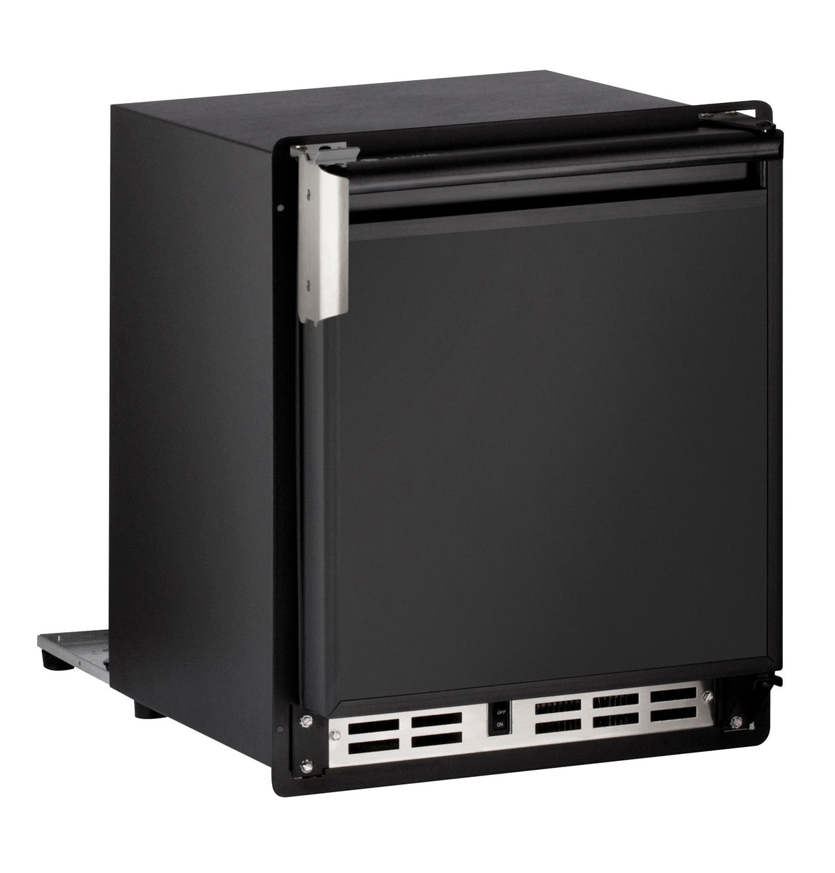 U-Line - 14" 23-Lb Freestanding Icemaker - Black