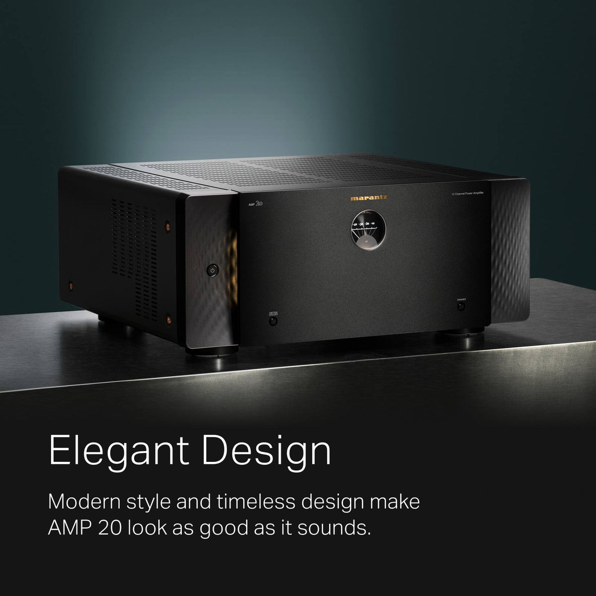 Marantz - AMP 20 200W 12-CH. Power Amplifier - Black