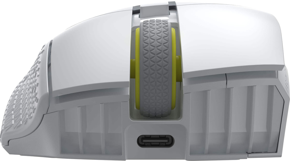 CORSAIR - Scimitar Elite Wireless SE MOBA/MMO Optical Gaming Mouse with 16 Programmable Buttons - Wireless - White