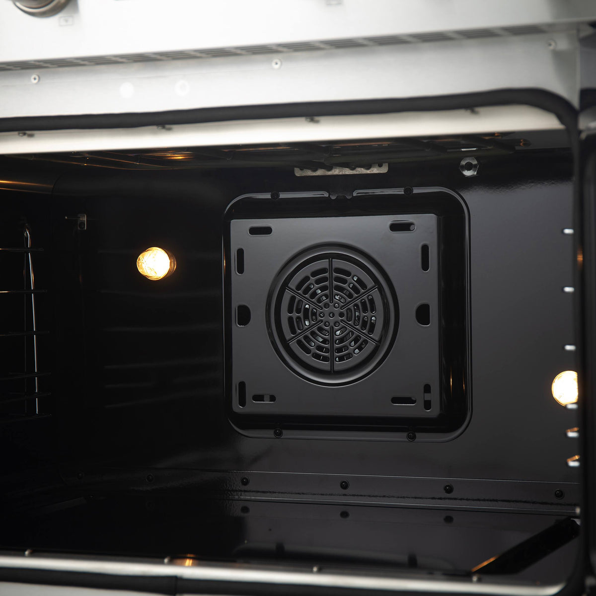 Forno Appliances - 36 in. Wide 0 Elements Torino 5.36 Cu. Ft. Freestanding Induction True Convection Range - Silver