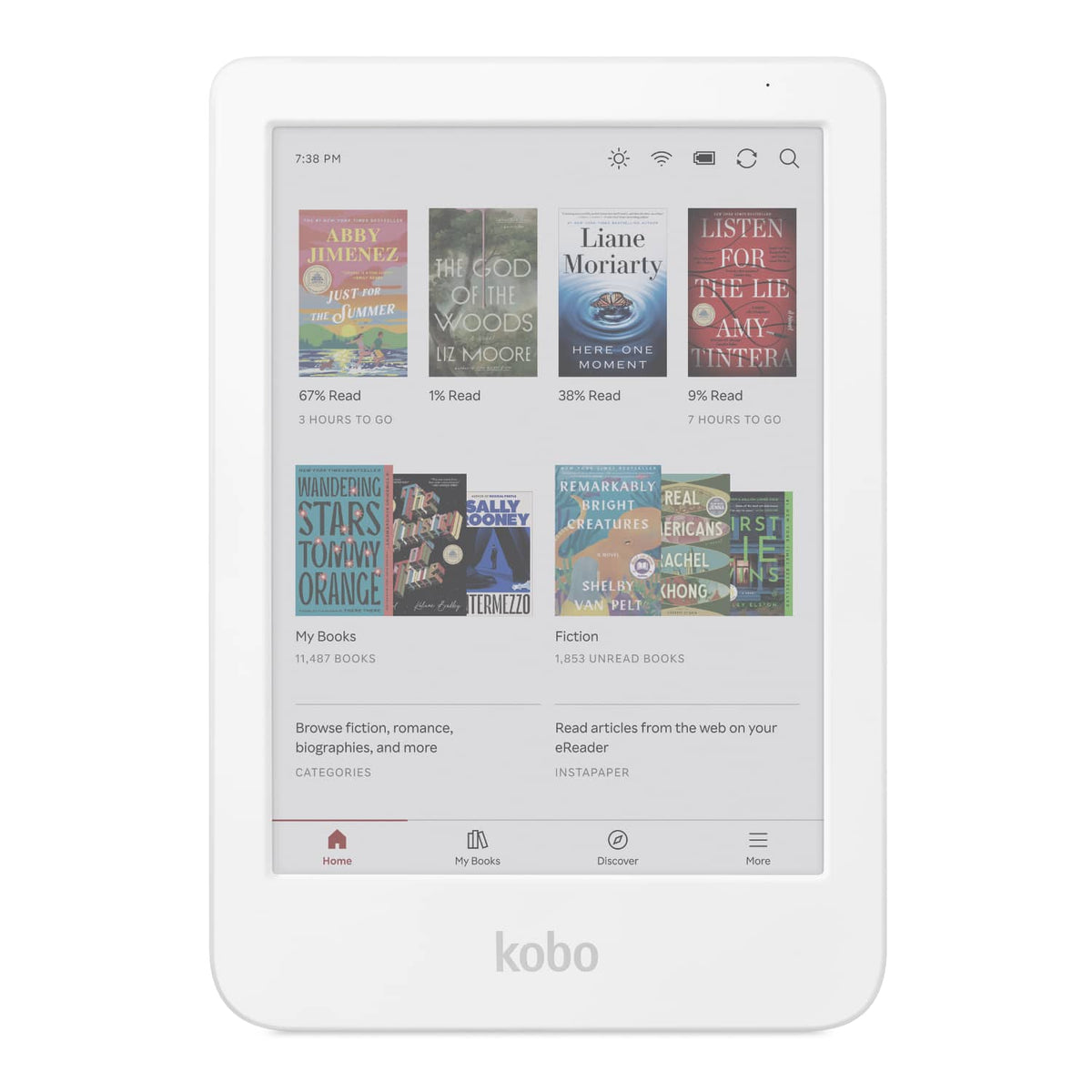 Kobo - Clara Colour | eReader | 6" E Ink Kaleido 3 Color Display with ComfortLight PRO | Waterproof | 16GB - 2025 - White