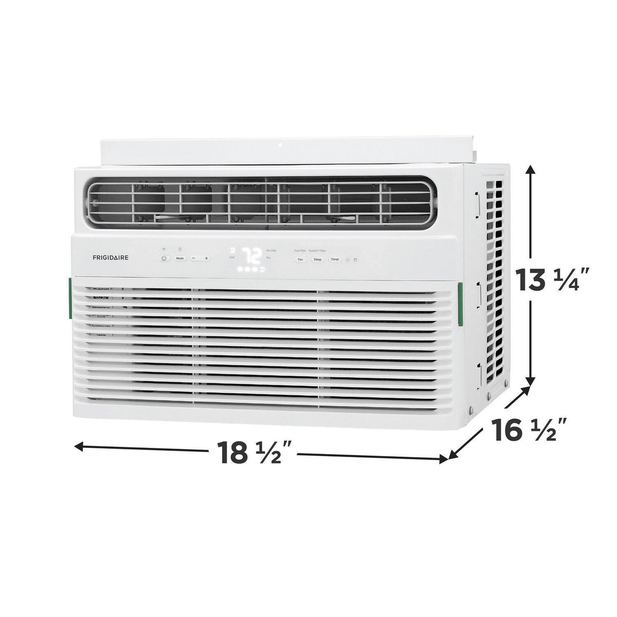 Frigidaire - 8,000 BTU 350 Sq. Ft. Smart Window Air Conditioner with Remote - White