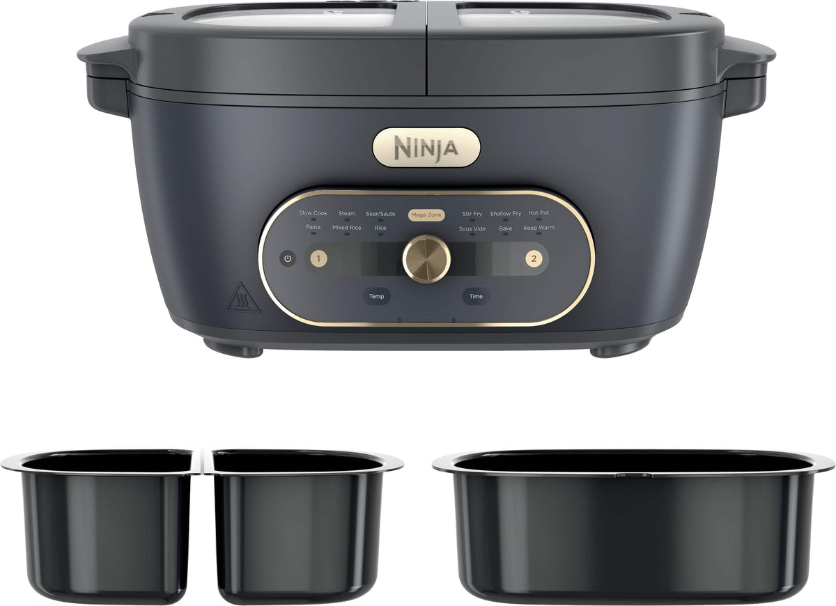 Ninja - MultiPot XL 12-in-1 DualZone Multicooker - Cyberspace