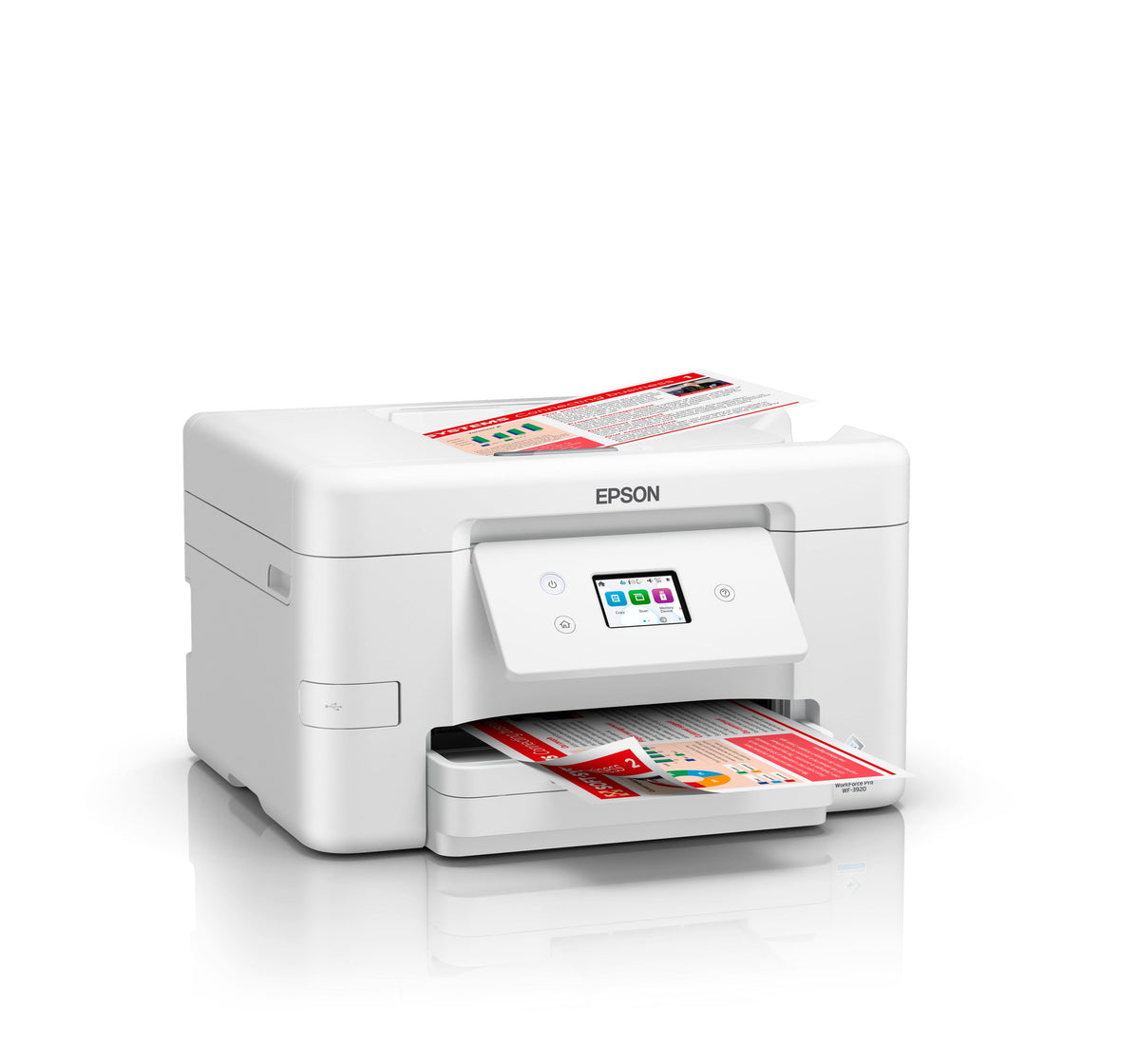 Epson - WorkForce Pro WF-3920 Wireless All-in-One Inkjet Printer - White