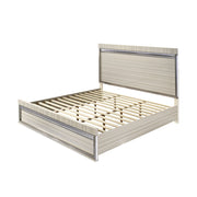 Leonor - Cama con cabecero y piecero LED