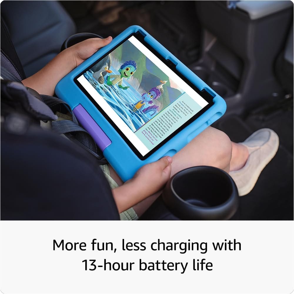 Amazon - Fire HD 10 Kids - 10.1" Tablet (2023 Release) - 32GB with Wi-Fi - Pink