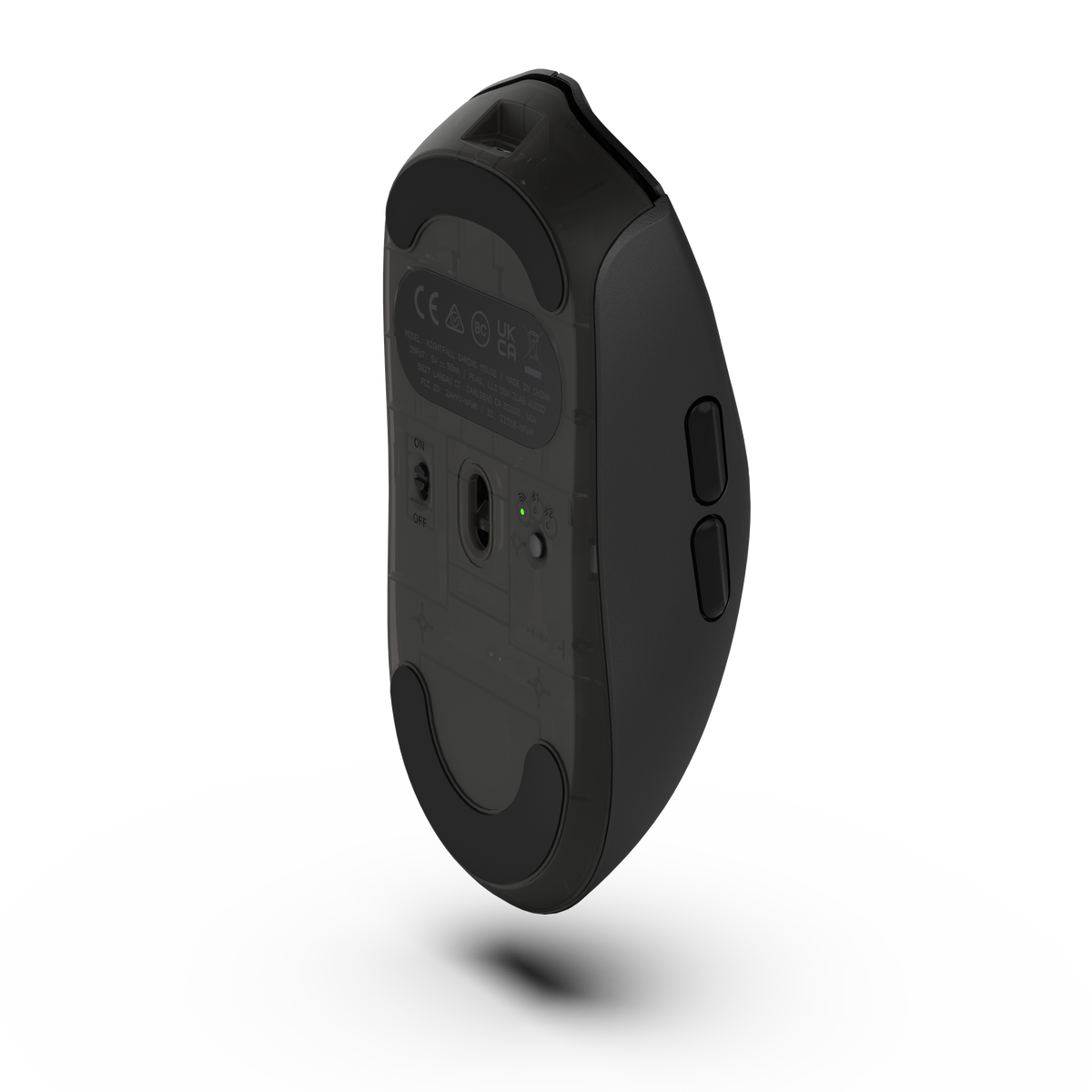 JLab - Nightfall Wireless Gaming Mouse - Wireless - Black