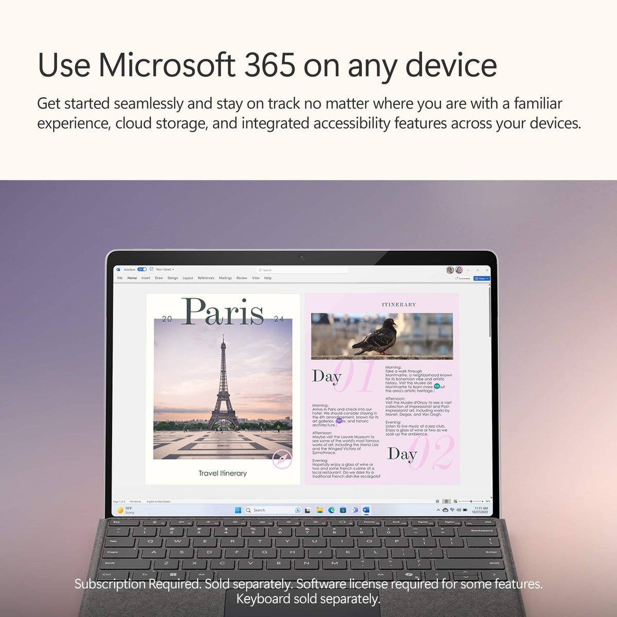 Microsoft - Surface Pro - Copilot+ PC - 13” Touchscreen - Snapdragon X Plus - 16GB Memory - 512GB SSD - Device Only (11th Ed) - Dune