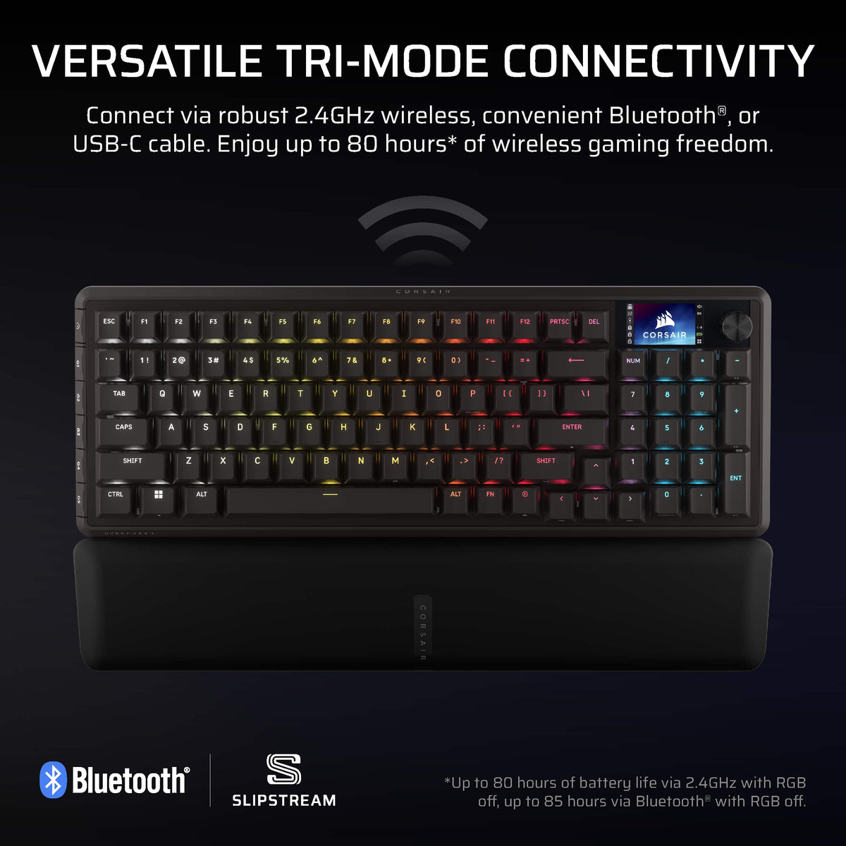 CORSAIR - VANGUARD 96 WIRELESS Mechanical Gaming Keyboard for PC - Black