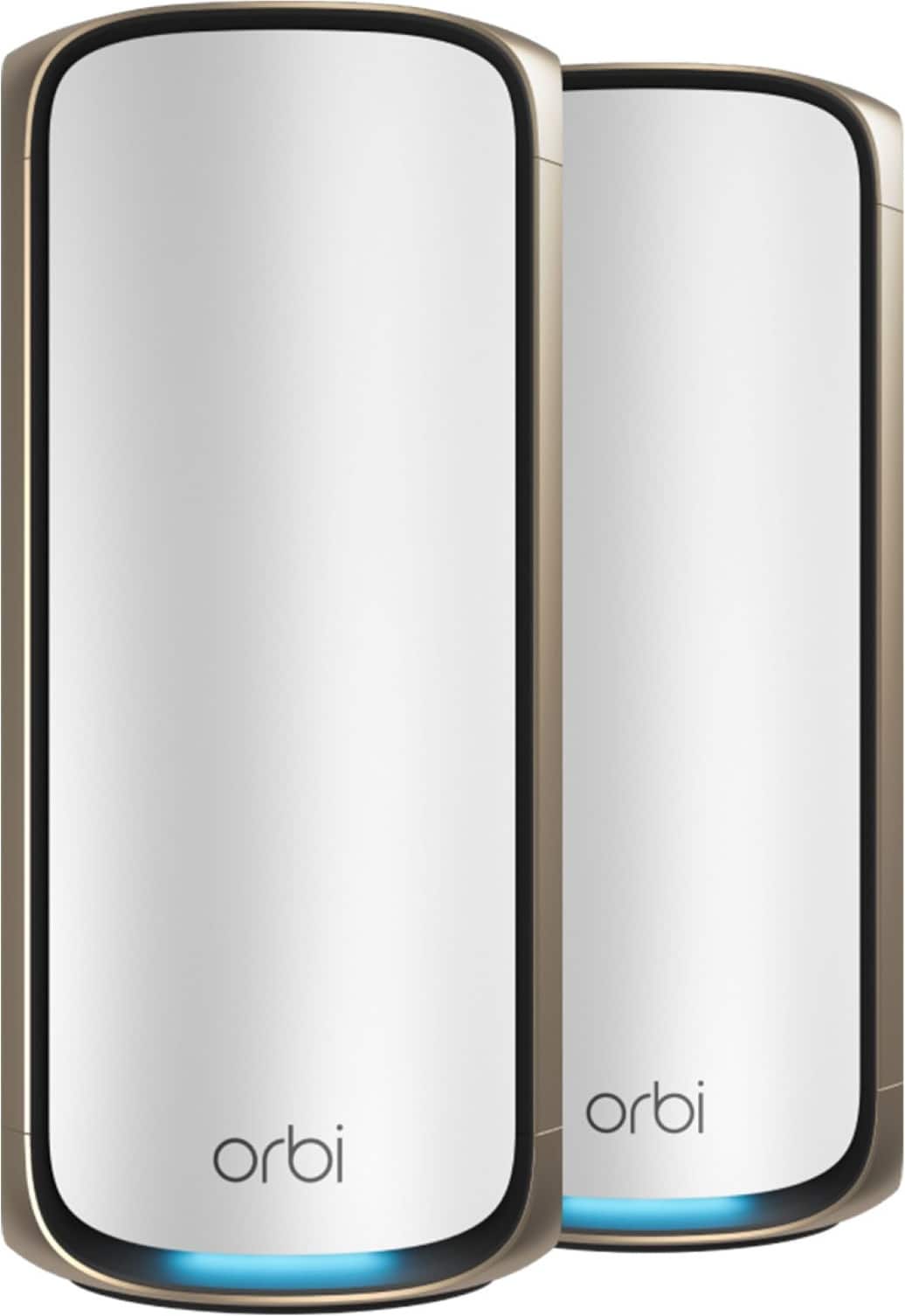 NETGEAR - Orbi 970 Series BE27000 Quad-Band Mesh Wi-Fi 7 System (2-pack) - White
