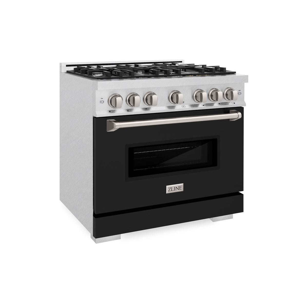 ZLINE - 36 in. Wide 6 Burner Classic Gas Range and Convection Oven (CGRS-BLM-36) - White Matte