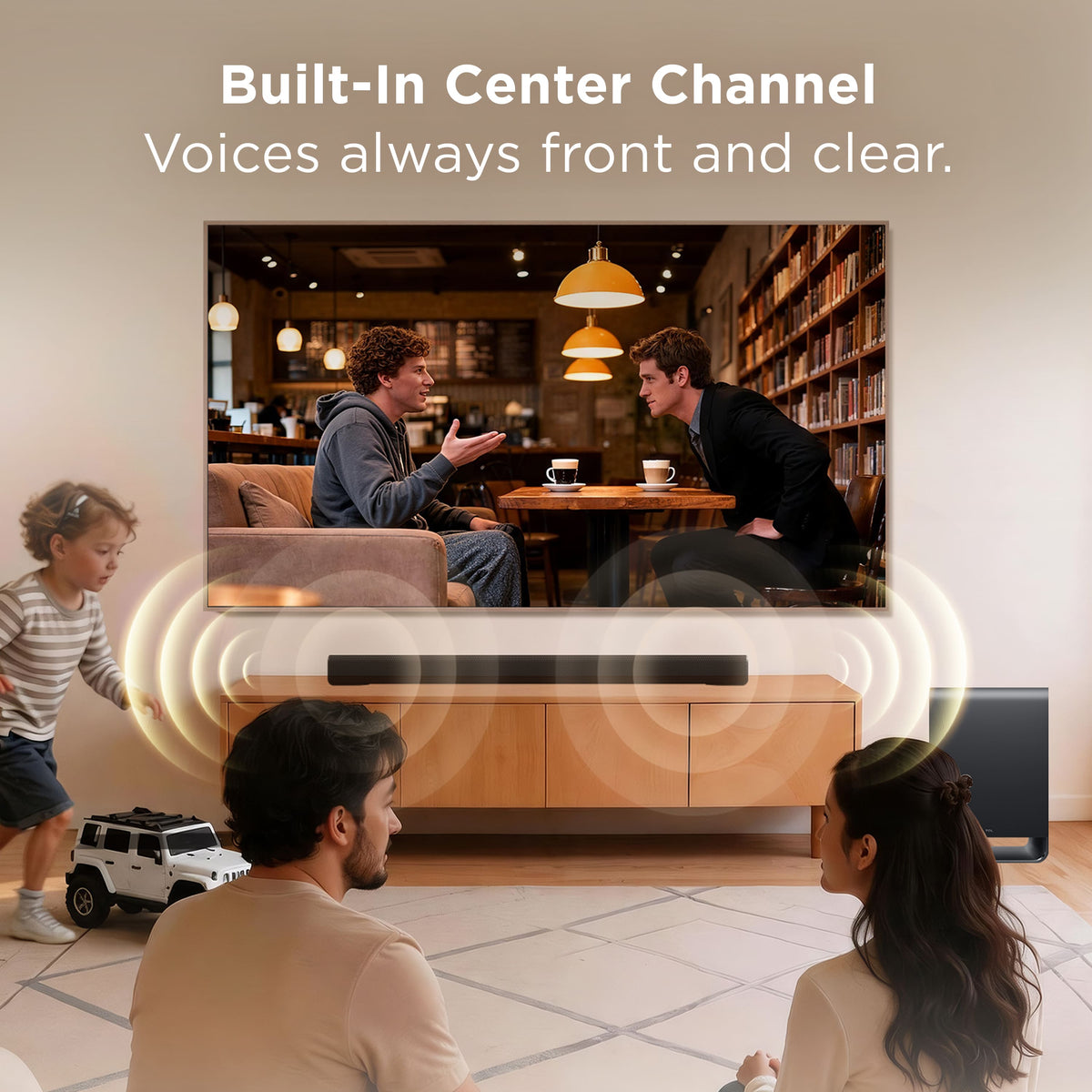 TCL - S-Class S65K 5.1 Channel Dolby Atmos Soundbar with Wireless Subwoofer (2026) - Charcoal