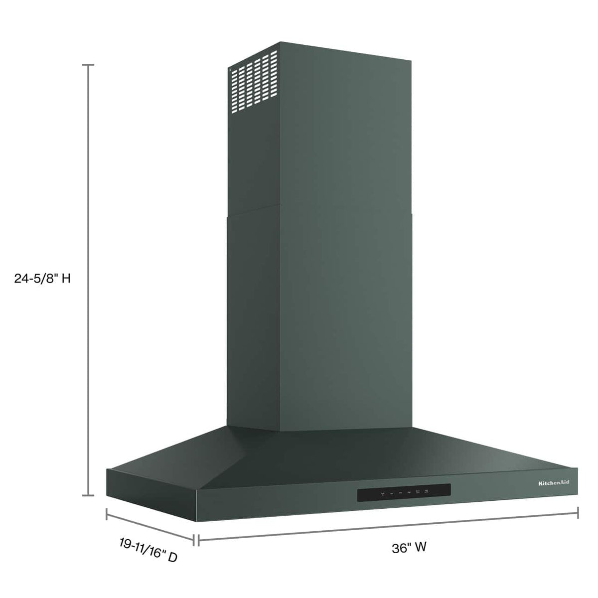 KitchenAid - 36 inches - Recirculating & Convertible - Wall Range Hood - Juniper