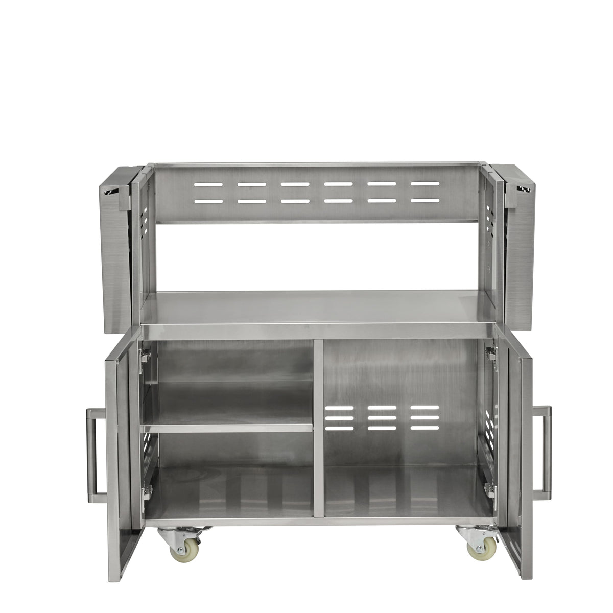 Coyote Outdoor Living - cart For 36" Charcoal Grill - Stainless Steel